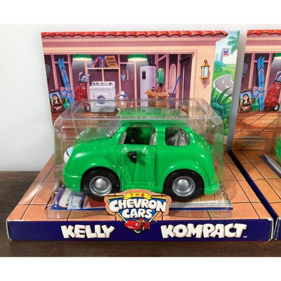 Lot of 3 Vintage CHEVRON CARS Sealed NEW IN BOX (2) Kelly Kompact (1) Tina Turbo - Picture 3 of 12